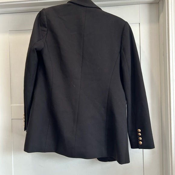Tahari Black Blazer with Gold Buttons - Picture 3 of 4
